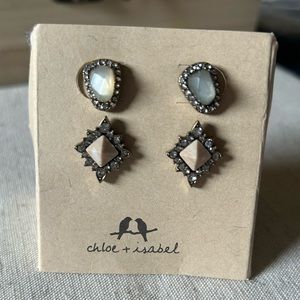 Chloe & Isabel 2 pair earrings